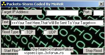 TCP+UDP Flooder - File Info Report date: :42:54 (GMT 1) File name - � Hacking Tools �