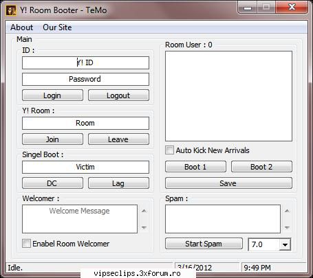 Y! Room Booter - Dowloand Testat - � Other Hacking Tools �
